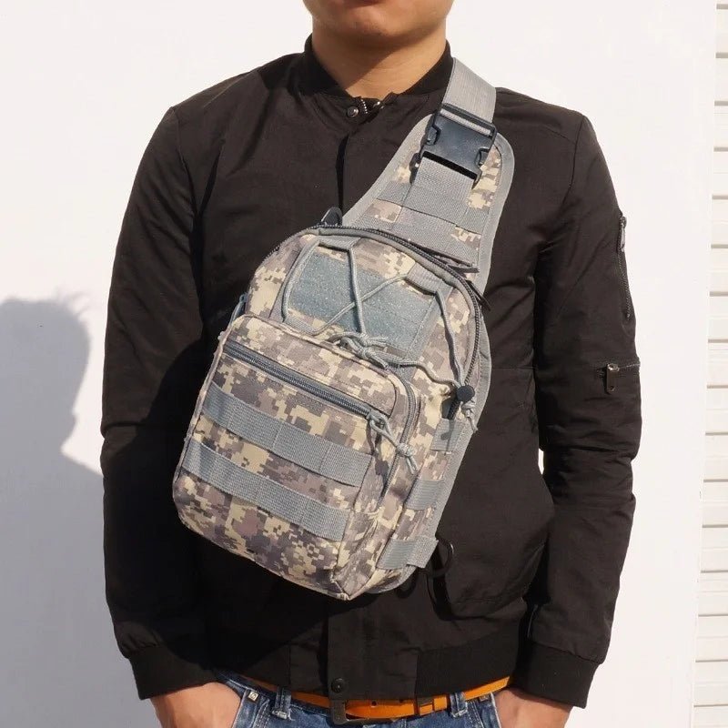 Tactical Shoulder Backpack Rover EDC Outdoor CCW Sling Bag Waterproof Hiking Camping Pack Concealed Range Bag Hunting Daypack - silverfoxgoods